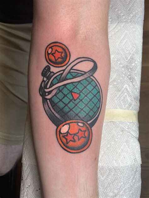 Dragon Ball Radar Tattoos
