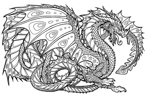 dragon coloring