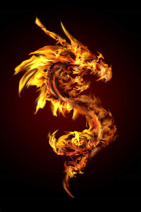 dragon flames