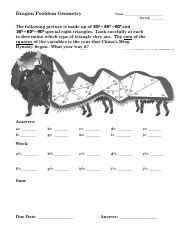 Dragon Problem Geometry