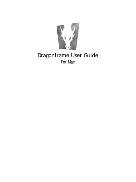 Read Online Dragonframe User Guide For Mac 