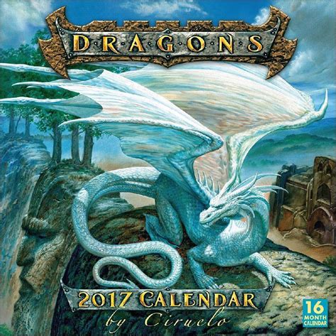 Read Dragons By Ciruelo 2017 Wall Calendar 