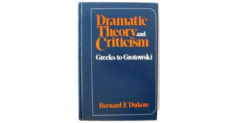Dramatic Theory And Criticism