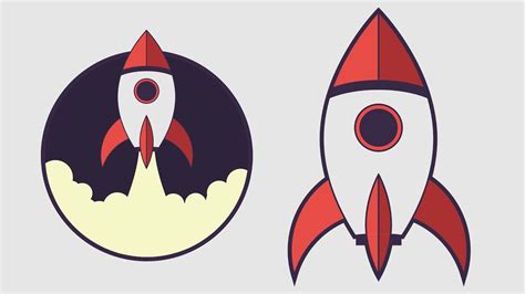 Draw A Space Rocket Adobe Illustrator Tutorial Bull Rocket Pictures To Draw - Rocket Pictures To Draw