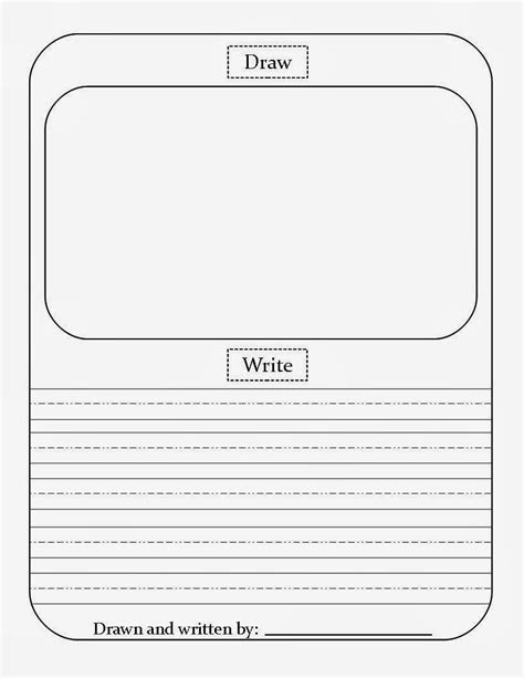 Draw Amp Write Paper Free Printables Universal Publishing Drawing And Writing Paper - Drawing And Writing Paper