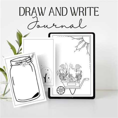 Draw And Write Journal: Creative Writing Drawing Journal For Kids ( Half Page Lined Paper With Drawing Space)(8