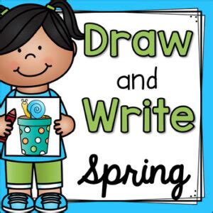Draw And Write Spring A Teeny Tiny Teacher Spring Writing For Kindergarten - Spring Writing For Kindergarten