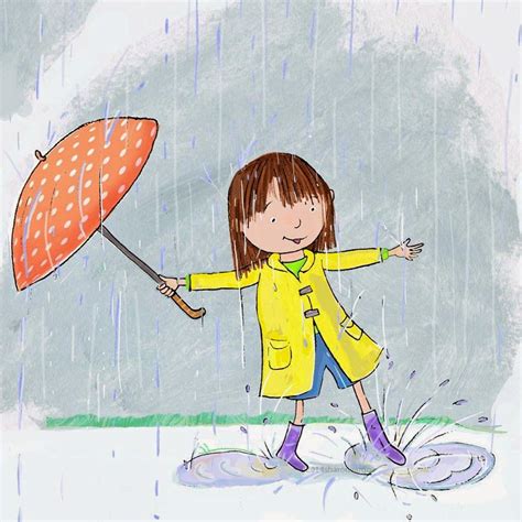 Draw Illustrations Of A Rainy Day Medibang Paint Rainy Day Coloring Pictures - Rainy Day Coloring Pictures