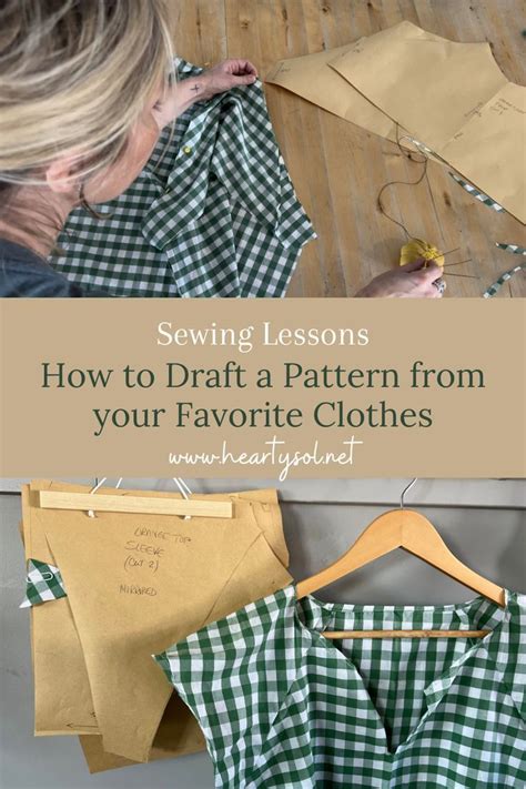 Draw Master Pattern For Fabric Or Leather Goods