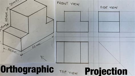 Draw Two Views Free Hand Drawing Of Domed Cap Nut