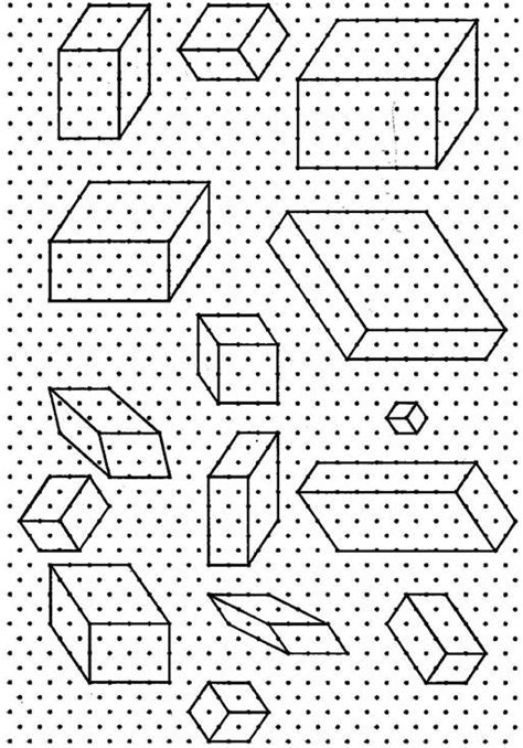 drawing 2d shapes on isometric paper