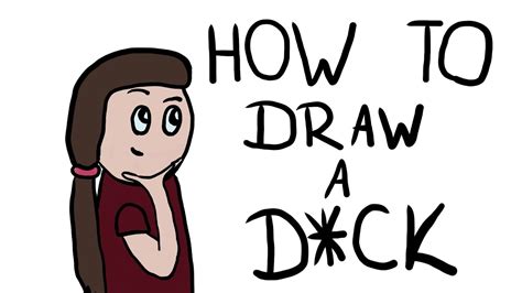 drawing a penis tutorial YouTube
