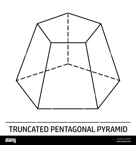 Drawing A Truncated Pentagonal Pyramid