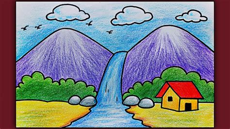 Drawing For Color For Kids Scenery Pictures To Colour For Kids - Scenery Pictures To Colour For Kids