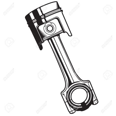 Drawing Of A Piston