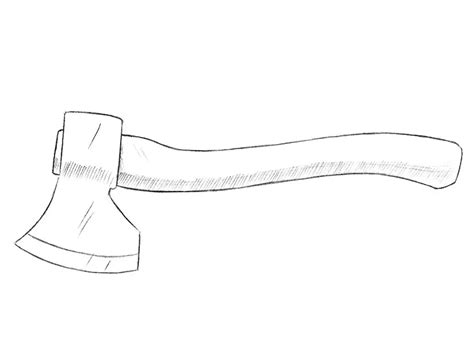 Drawing Of Axe