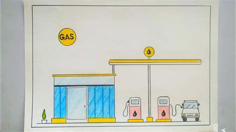 Drawing Of Petrol