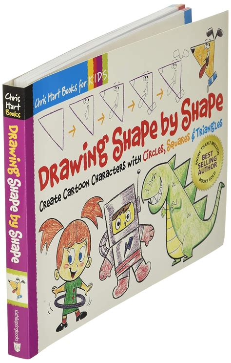 Drawing Shape By Shape Create Cartoon Characters With Circles Squares Triangles Drawing Shape By Shape Series