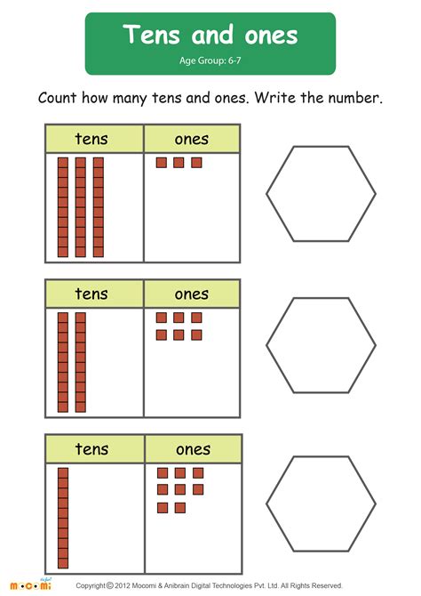 Drawing Tens And Ones   Drawing Ones Tens And Hundreds Worksheet Grade 1 - Drawing Tens And Ones