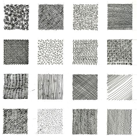 Drawing Textures In Pencil