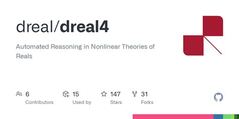 dreal/dreal4: Automated Reasoning in Nonlinear Theories …