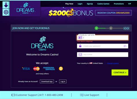 dream casino no deposit codes
