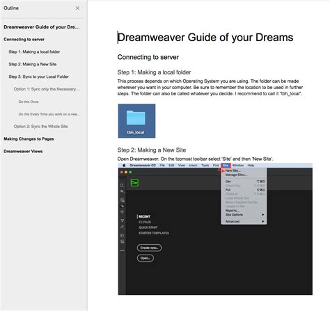Read Online Dreamweaver Guide 