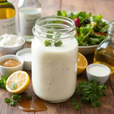 dressing med gresk yoghurt