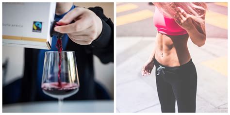 dricka vin efter träning