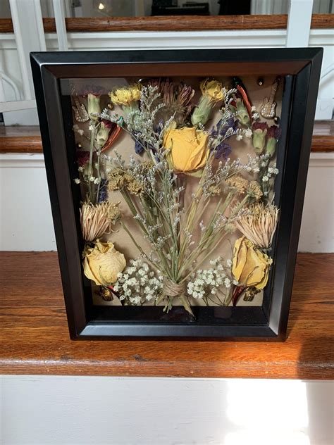 Dried Flowers In Shadow Box Etsy Uk Dry Flowers In Shadow Box - Dry Flowers In Shadow Box