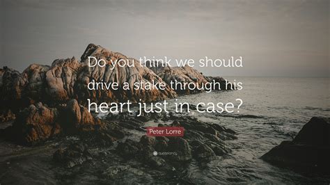 drive a stake through my heart