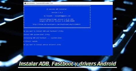drivers de adb y fast boot zip