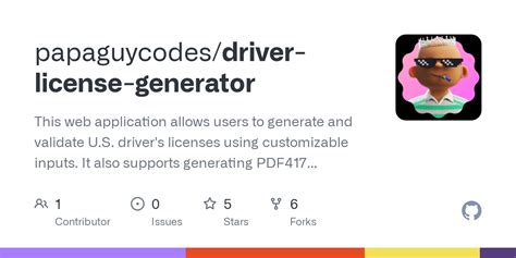 Drivers License Generator