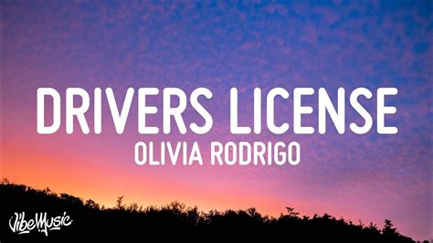 Drivers License Lyrics
