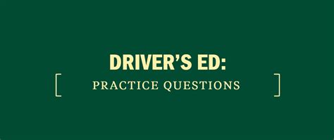Driveru0027s Ed Practice Questions Kaplan Test Prep Worksheet 3 Drivers Ed - Worksheet 3 Drivers Ed
