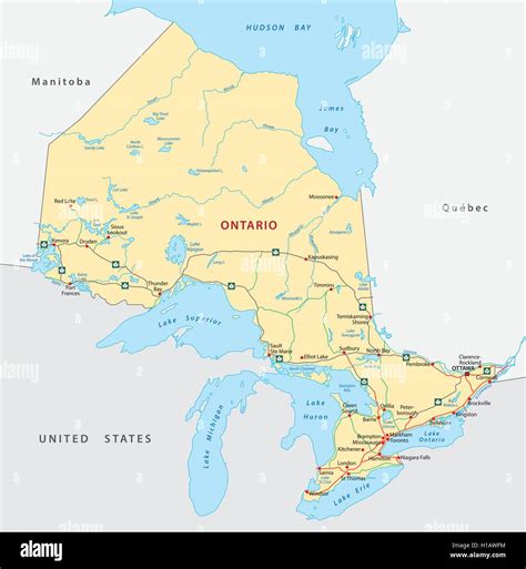 Driving Map Of Ontario
