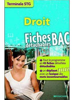 droit bac stg