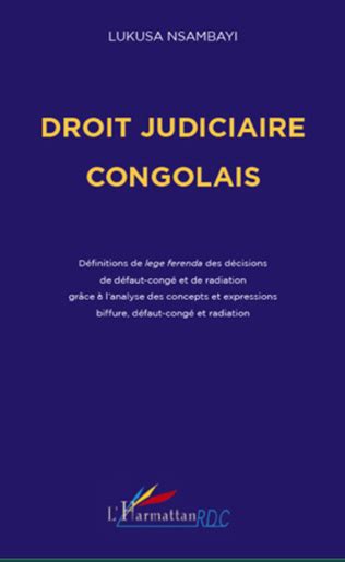 Read Online Droit Judiciaire Congolais 