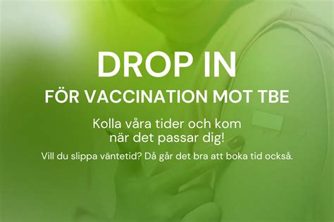 drop in tider vaccination