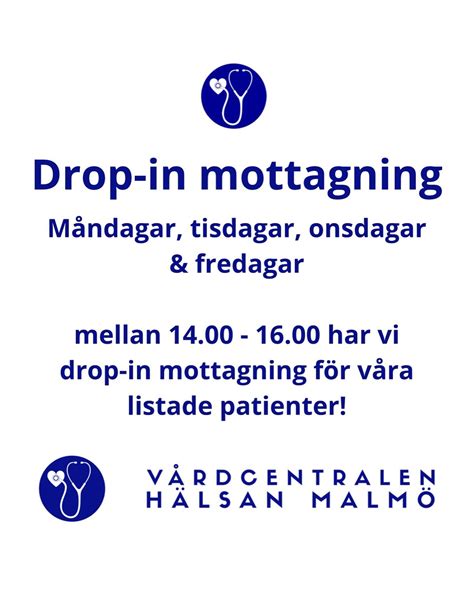 drop in vardcentral malmo gullviksborg