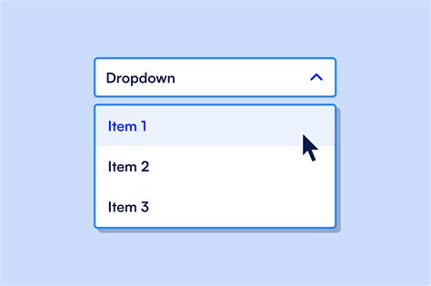 Dropdown Menu