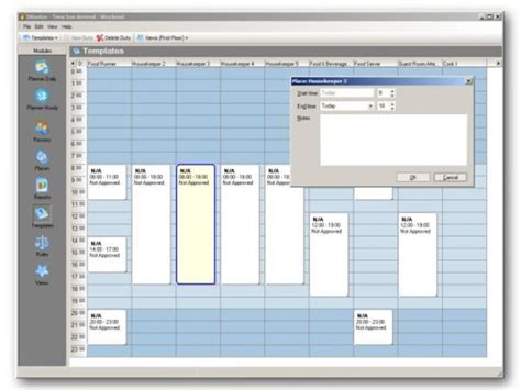 droster employee scheduling ware