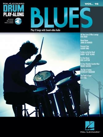 drum play along volume 16 blues drums noten cd pl