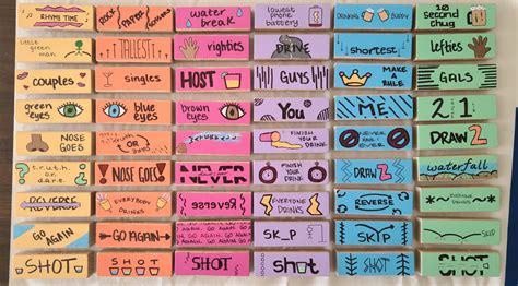 Drunk Jenga Suggestions