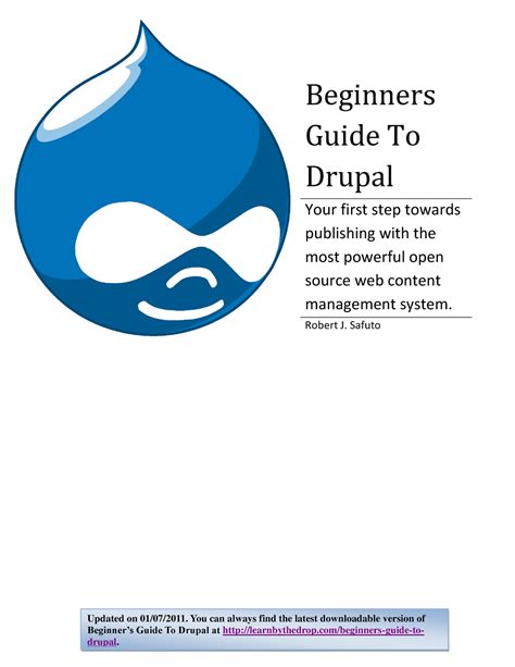 Read Online Drupal Beginners Guide 