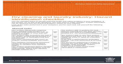 Full Download Dry Cleaning And Laundry Industry Hazard Identification 