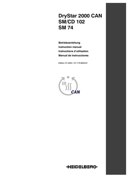 Drystar 2000 Manual