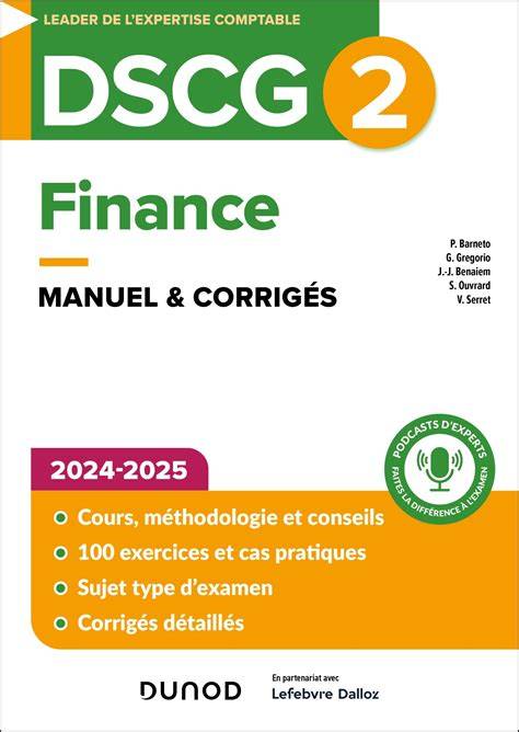 dscg 2 finance manuel et applications