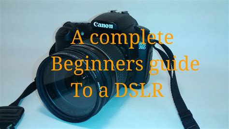 Read Dslr Beginners Guide 