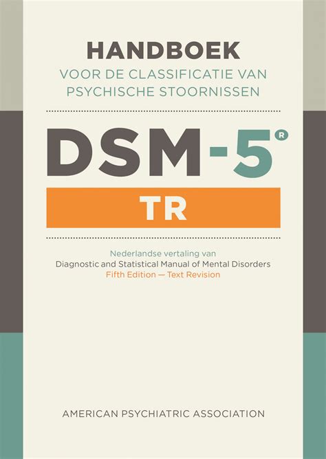 dsm-5 classificatie